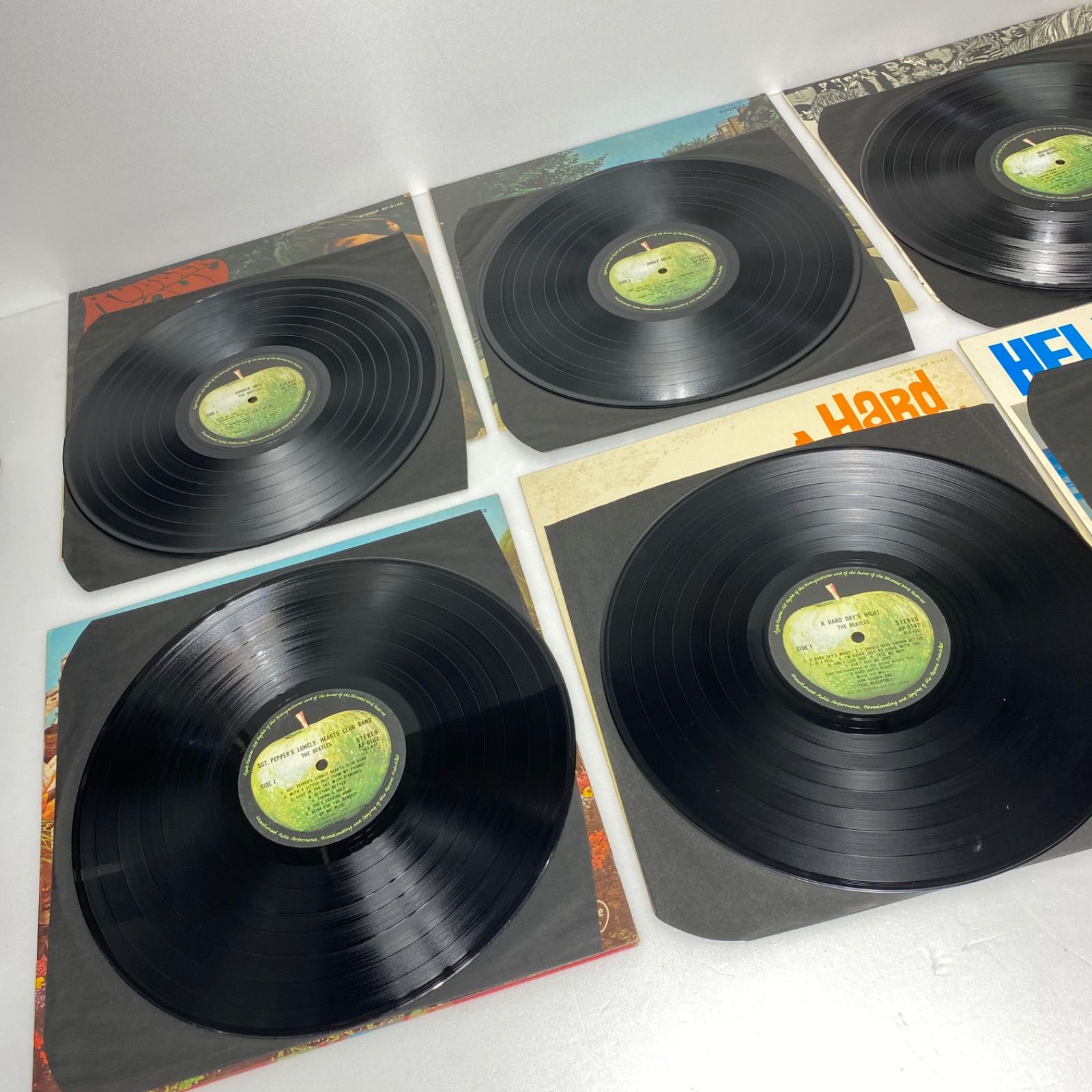 The Beatles ビートルズ LPレコード 日本盤 Apple Records盤多数 8枚 
