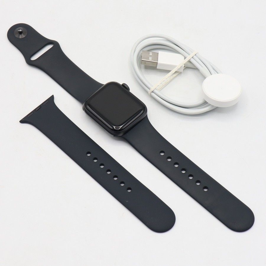 【美品】Apple Watch SE 40mm GPS+Cellular MYEK2J/A スペースグレイアルミニウム/ブラックスポーツバンド アップルウォッチ 本体