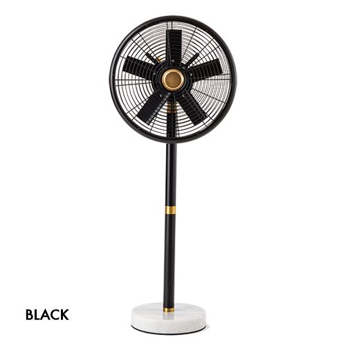 展示品 MARBLE FAN HERMOSA ハモサ マーブルファン RFM-001 BK ブラック 扇風機 大理石 インテリア