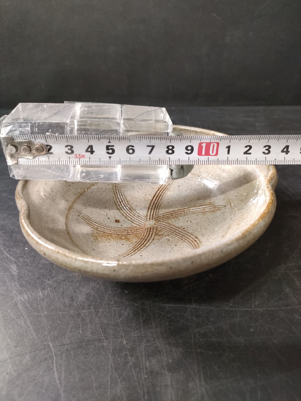F18--03/唐津焼/曹源窯/小島 喜昭 造/唐津 向付 5客/共箱/骨董/小鉢