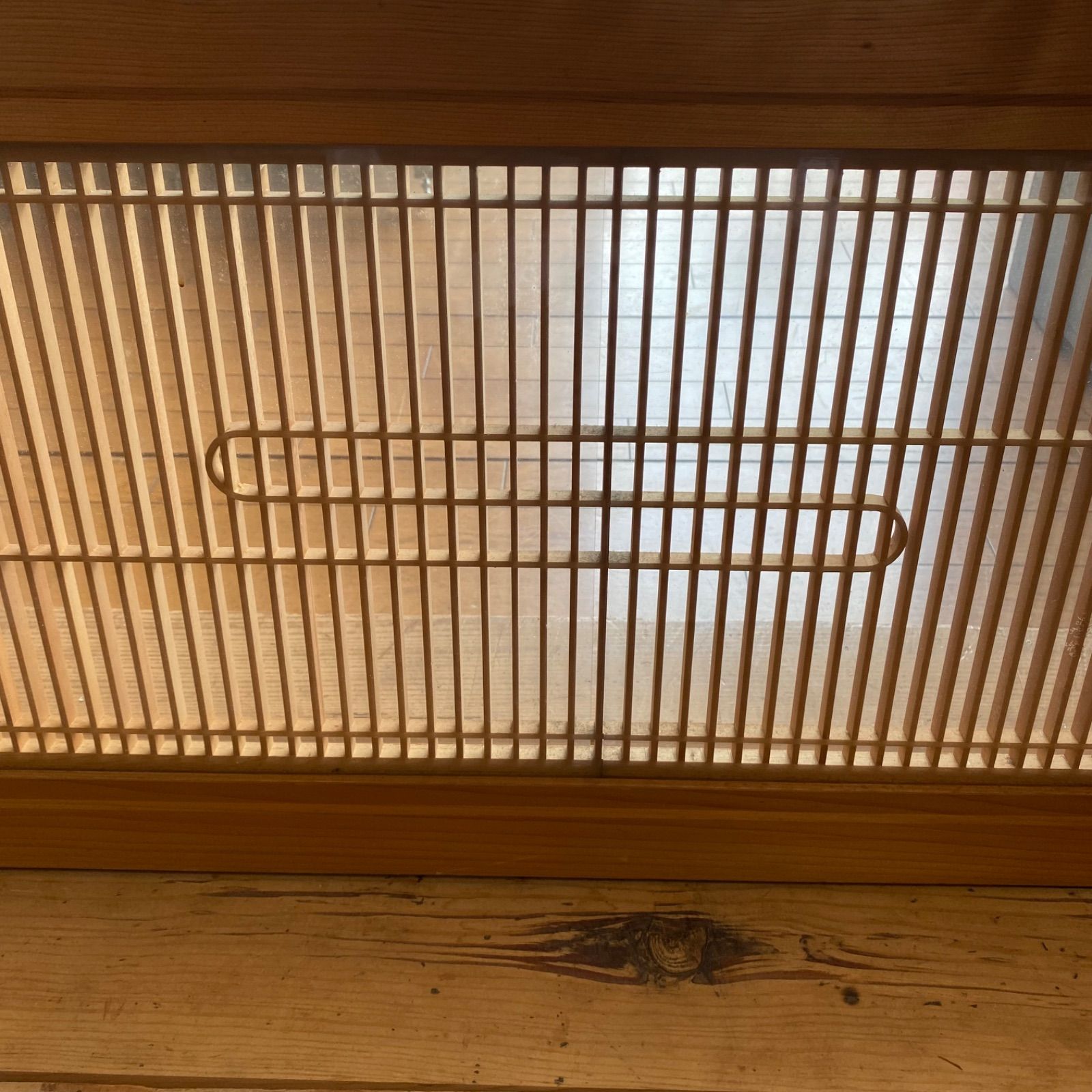 アンティーク 欄間 ガラス 組子 書院 古建具 2枚セットY910 - メルカリ