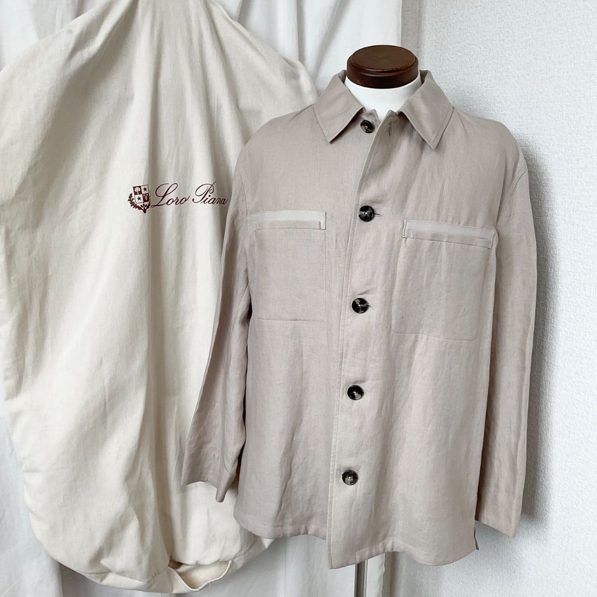 Loro Piana ロロピアーナ リネンジャケット MAC3404 リネン100 