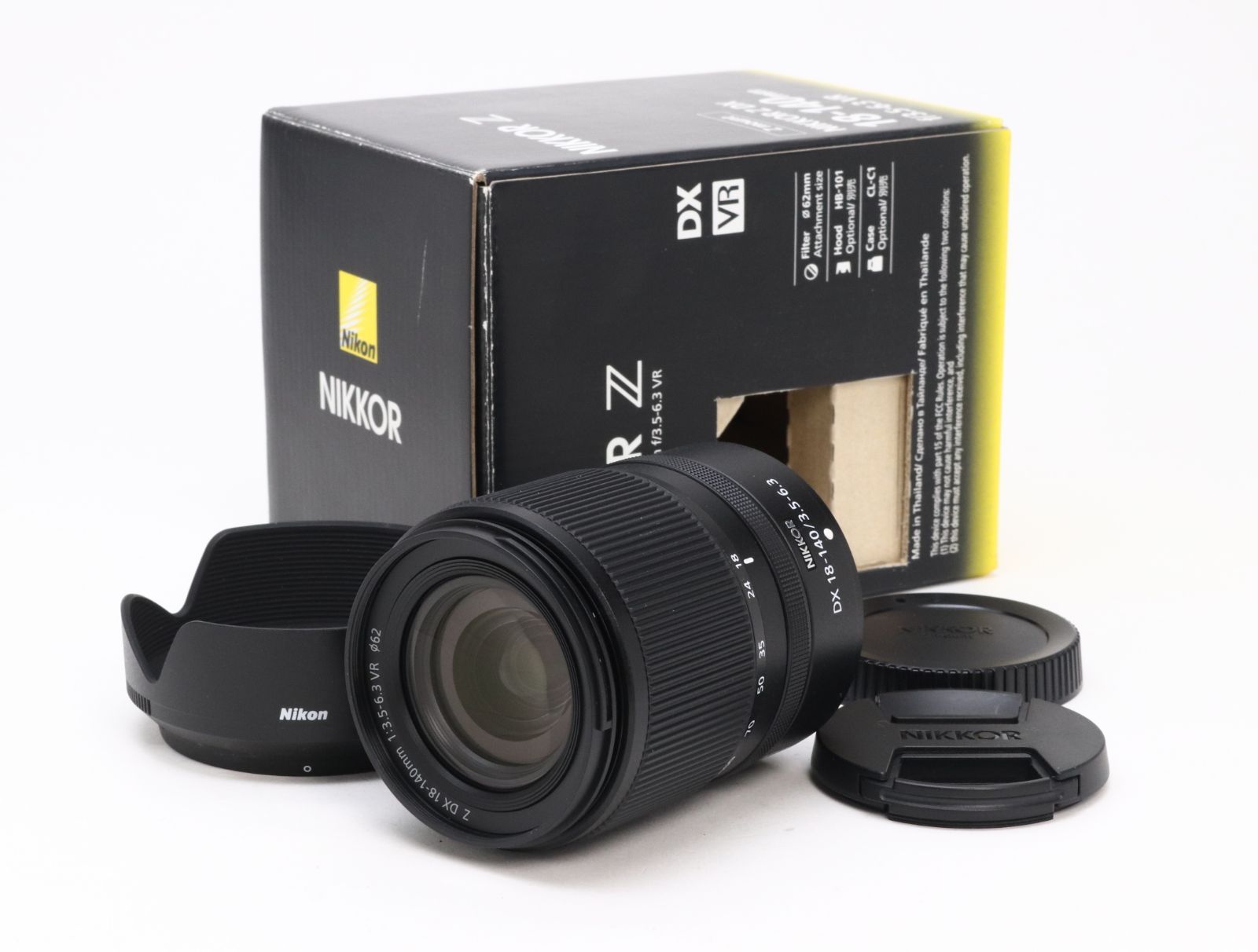 AA- (極上品) Nikon ニコン NIKKOR Z DX 18-140mm F3.5-6.3 VR Zマウント 初期不良返品対応 55-37
