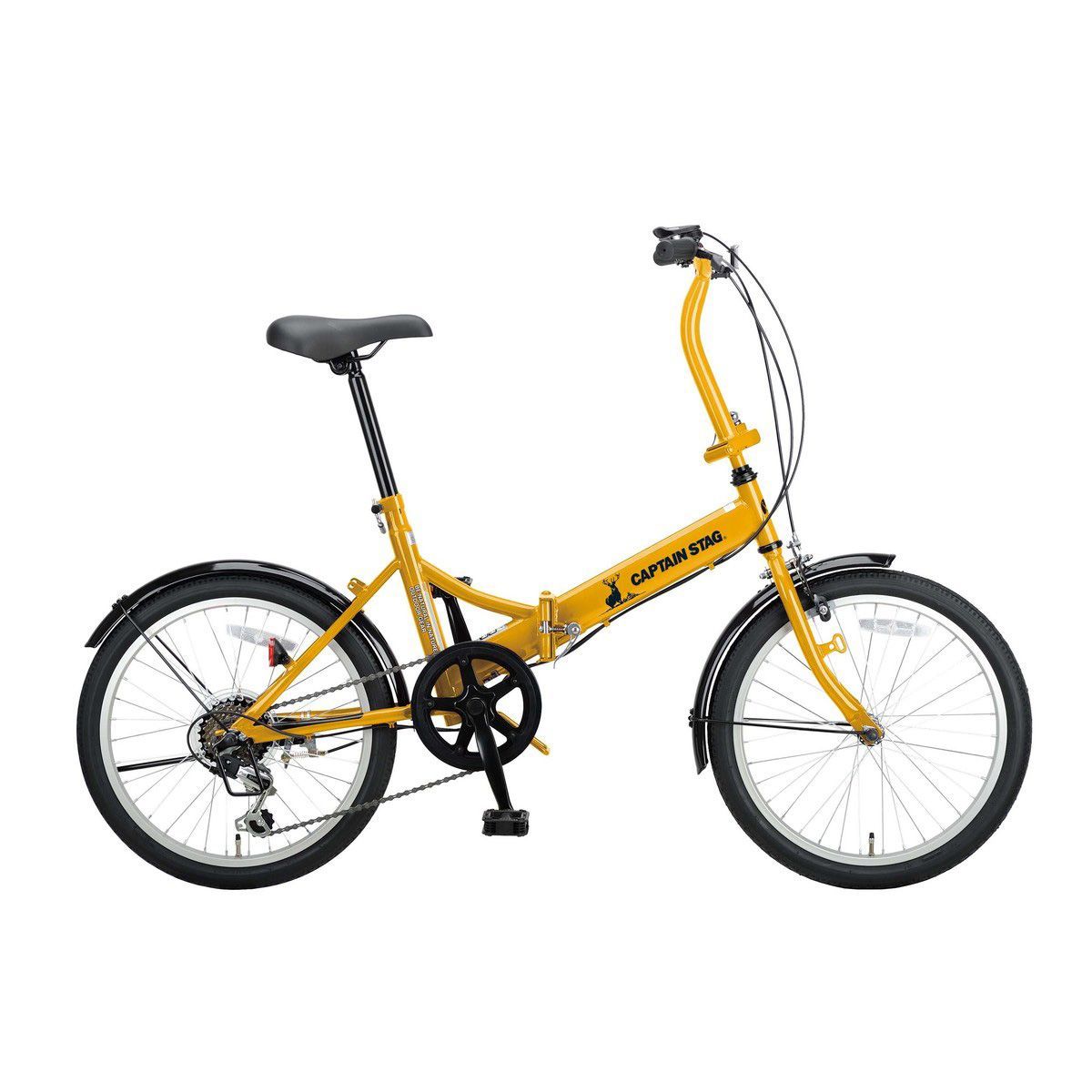 新品未使用　キャプテンスタッグ　20インチ　自転車　リアーノFDB206　（カラシ）YG-1456 リアーノFDB206（カラシ）