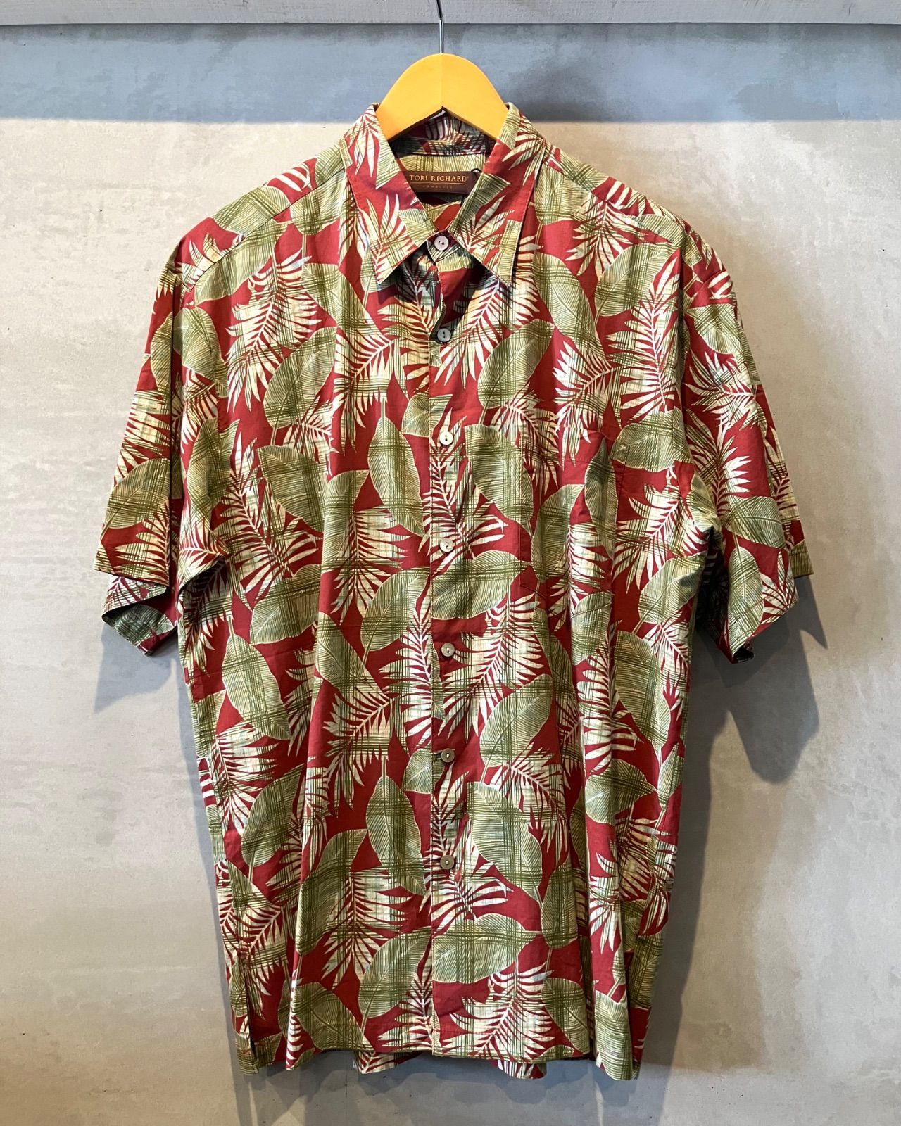 Tori Richard-Aloha shirt-(size M )Made in HAWAII トリリチャード アロハシャツ アメリカ製 ハワイ製