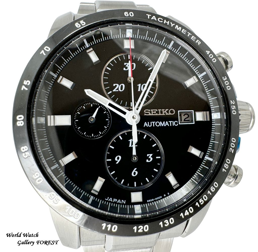 【セイコー SEIKO☆ブライツ☆フェニックス】SAGH001 クロノグラフ 6S28-00B0 メンズ腕時計 中古 自動巻き ブラック文字盤☆Aランク☆