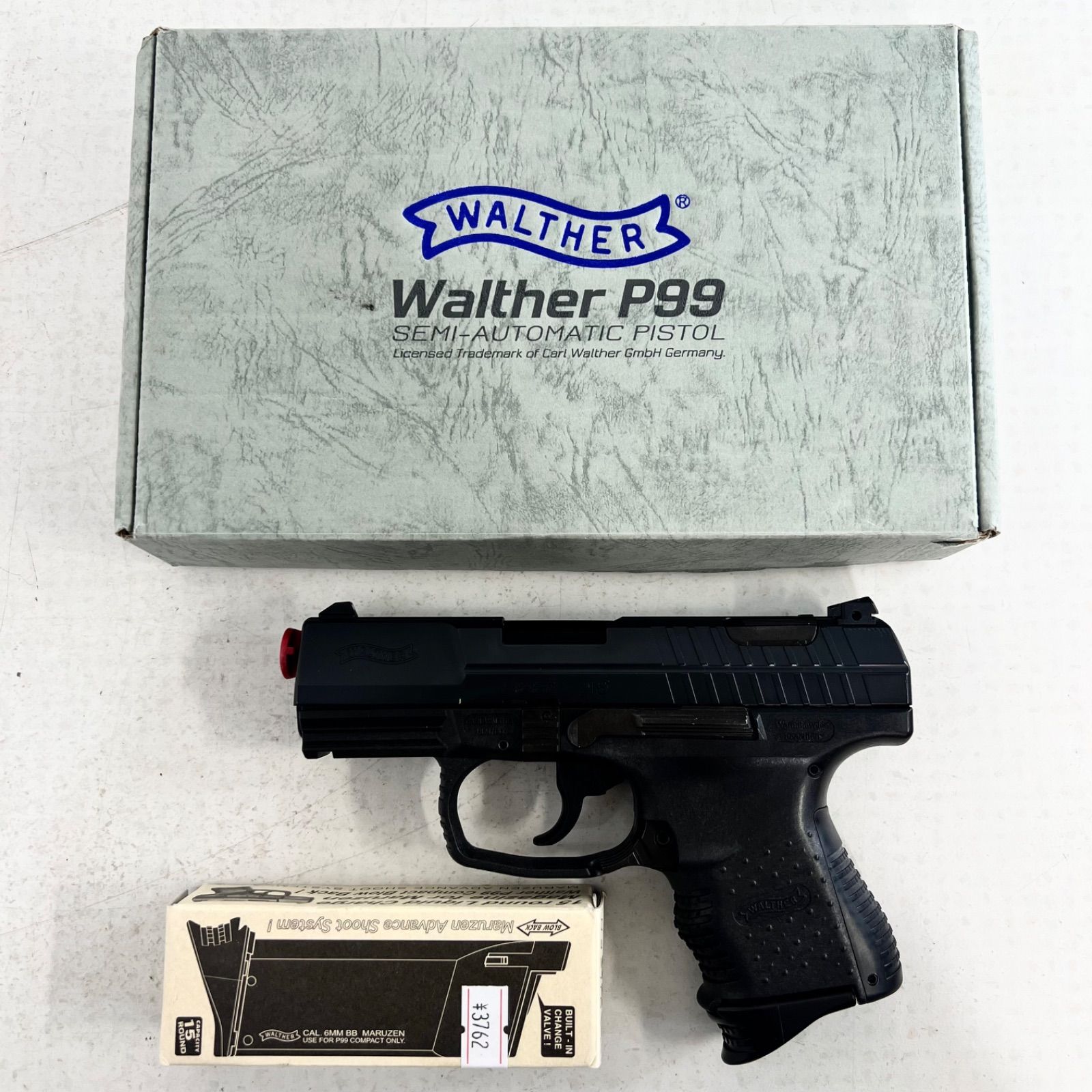 【動作確認済】MARUZEN マルゼン ワルサー P99 ガスブローバック ブラック エアガン ガスガン トイガン