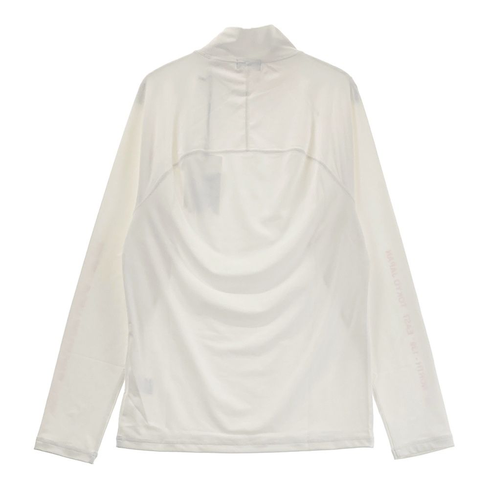 サイズ：4 CPG GOLF シーピージーゴルフ 2109-25125 長袖モックネックTシャツ  ホワイト系 [240101676624] ゴルフウェア メンズ ストスト ゴルフ サイズ：4 CPG GOLF シーピージーゴルフ 2109-25125 長袖モック