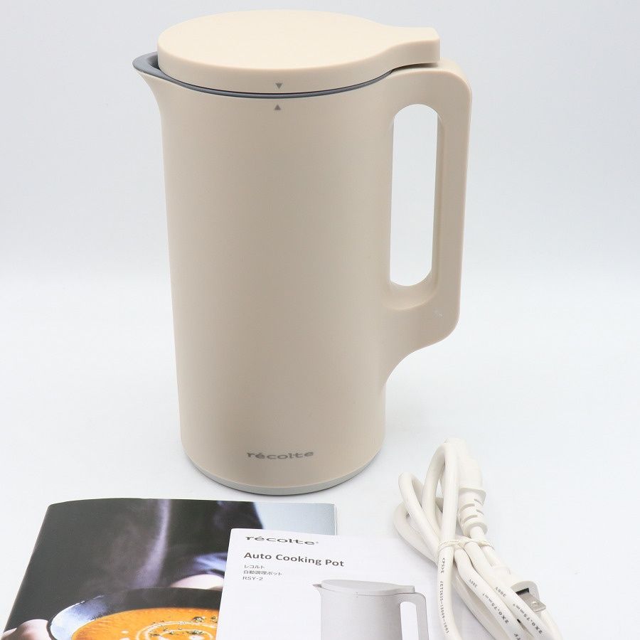 レコルト Auto Cooking Pot RSY-2 クリームホワイト 動調理ポット スープメーカー recolte 本体
