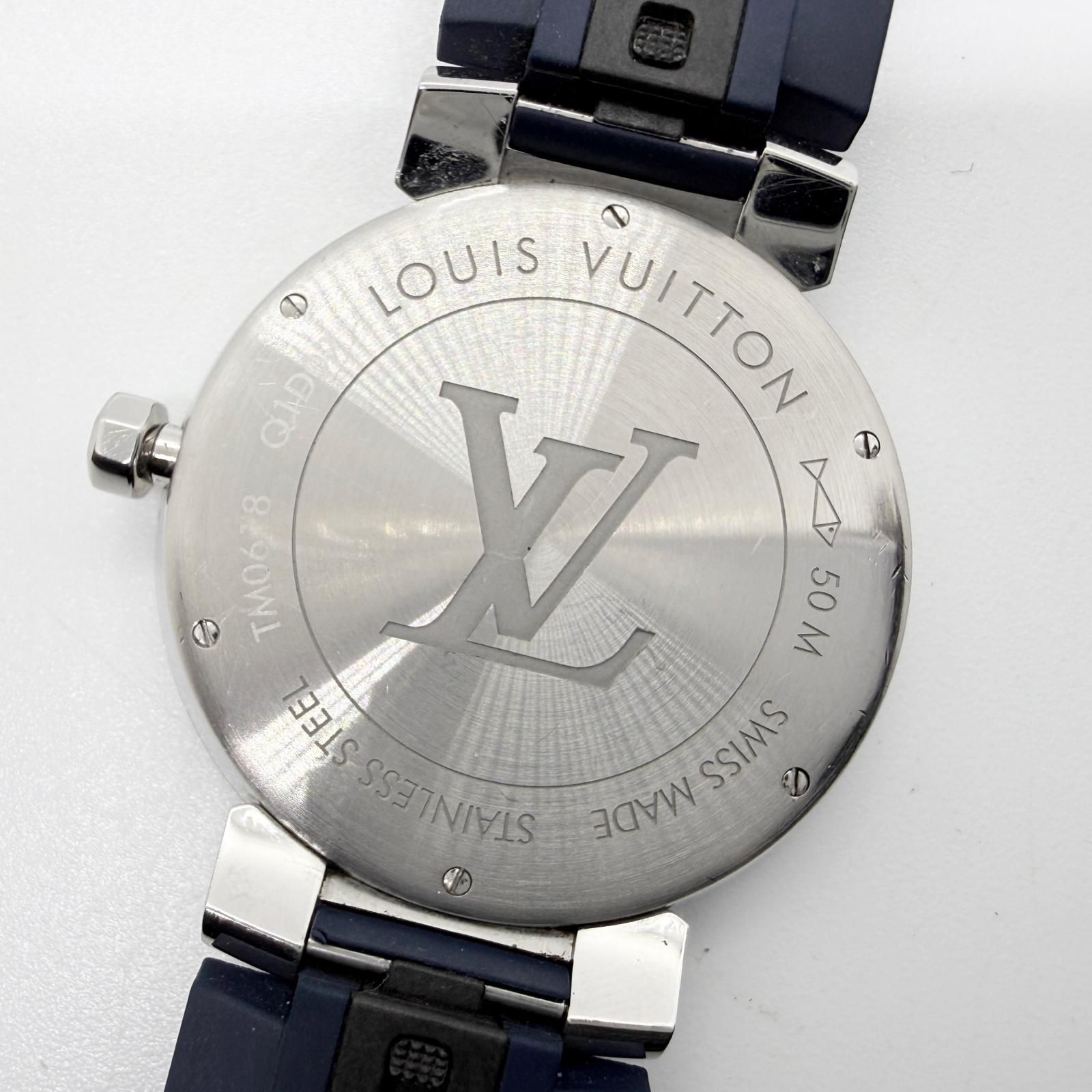 LOUIS VUITTON ルイ・ヴィトン タンブール スリムダミエグラフィット