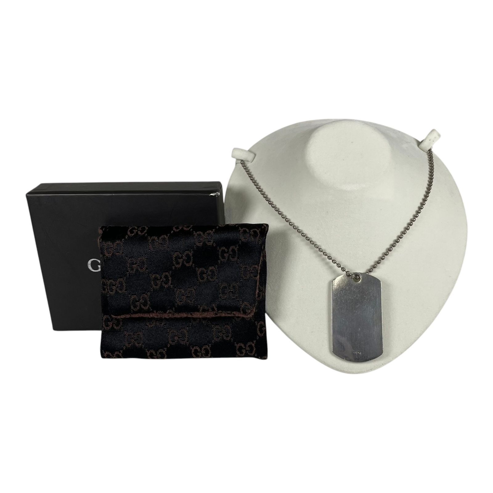 GUCCI グッチ ネックレス ドッグタグ 925 シルバー 13,000円