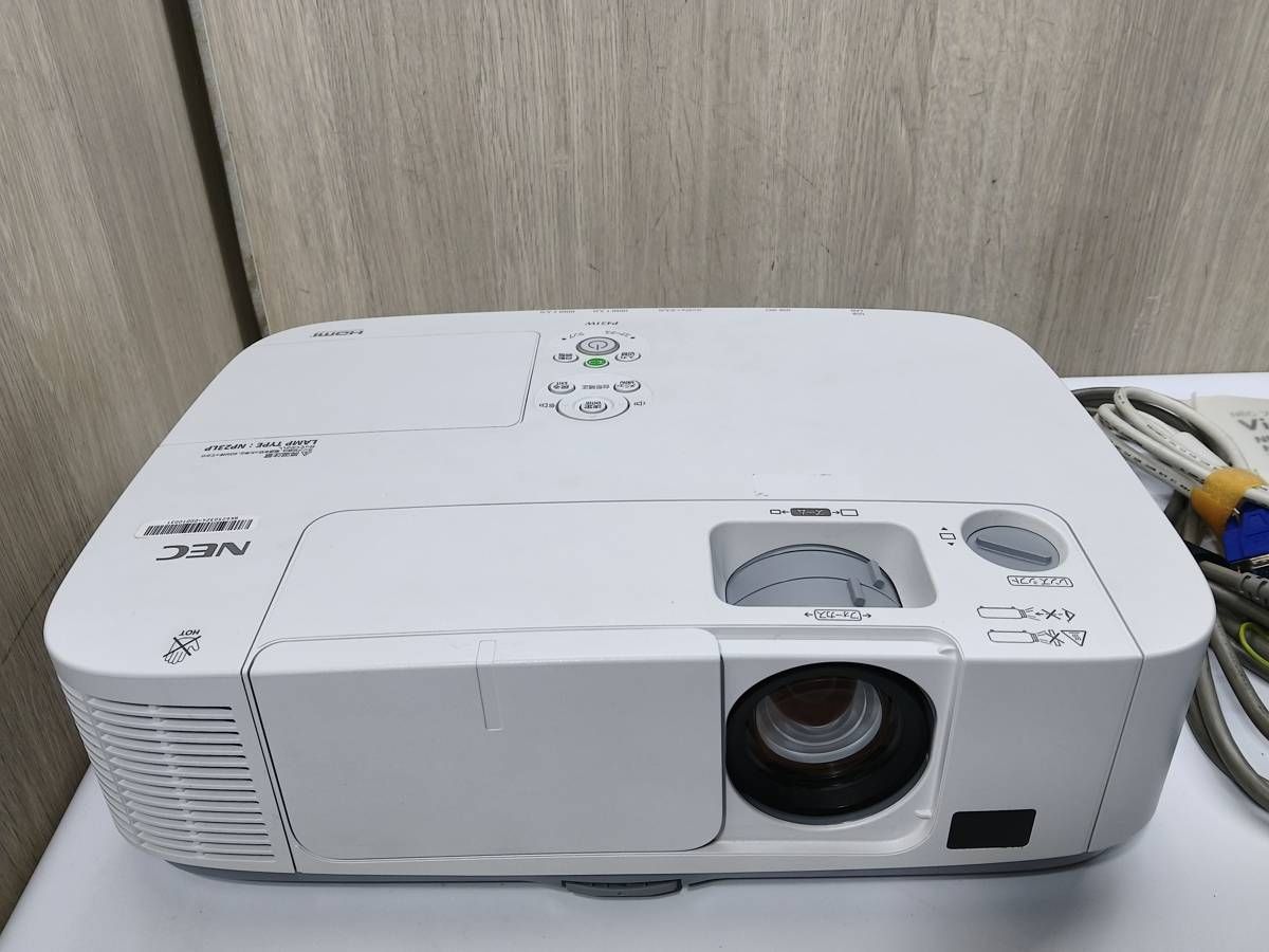 NEC プロジェクター NP-P451W ランプ使用時間20h - メルカリ