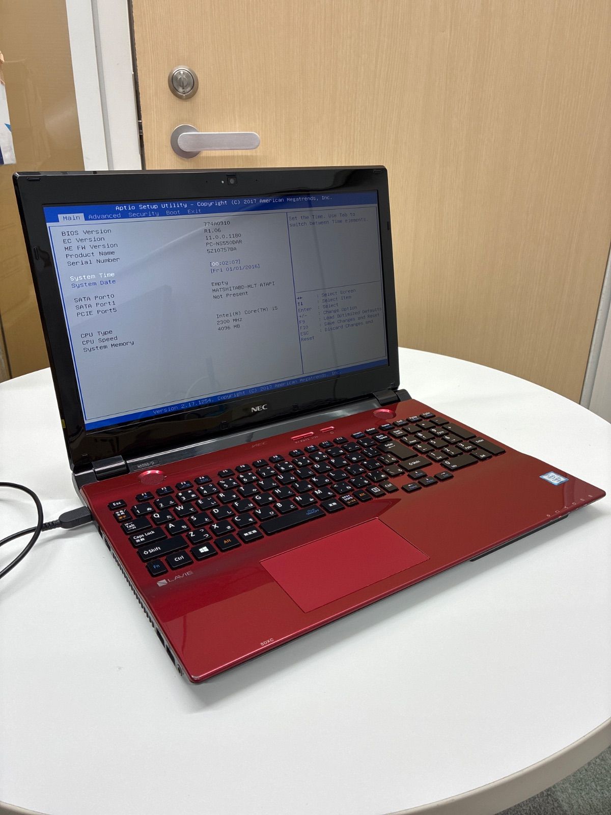 NEC ジャンク Windowsノート本体 全体的に状態が悪い - メルカリ