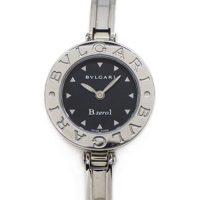 ブルガリ BVLGARI 腕時計 B.zero1 ビーゼロワン Sサイズ BZ22S/BZ22BSS ブラック文字盤 SS クオーツアナログ 【箱・保付き】 【中古】