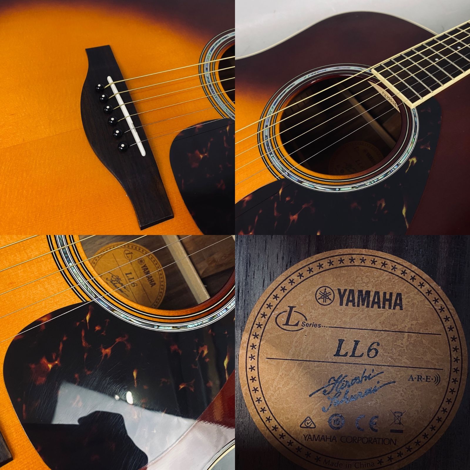 YAMAHA LL6 ARE Brown Sunburst 2021年製 AA4UI483900 f145 - メルカリ