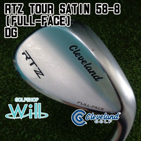 【中古】ウェッジ クリーブランド RTZ TOUR SATIN 58-8(FULL-FACE)/DG/S200/58[0367]