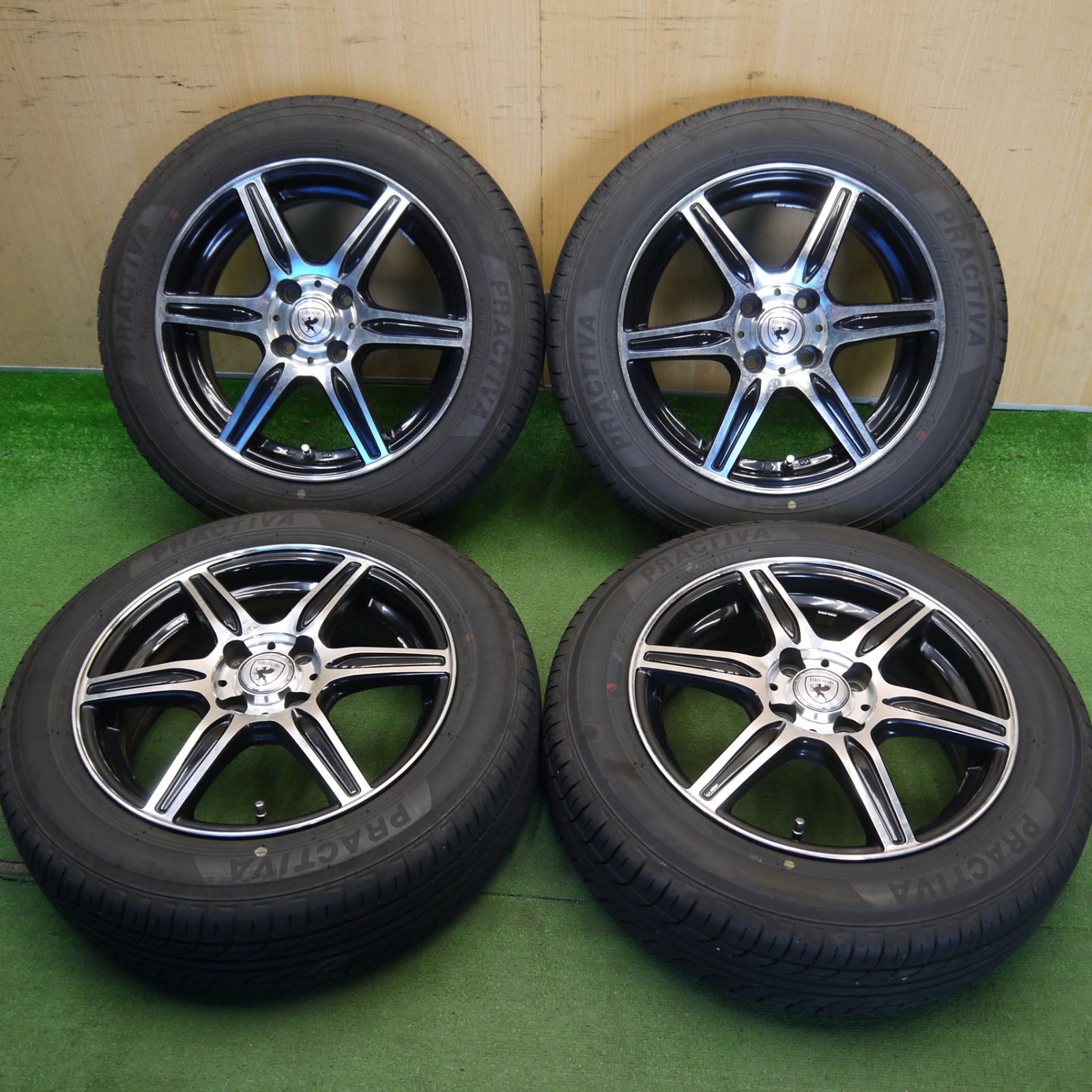 バリ溝！25年！9.5分☆175/65R15 プラクティバ ヨコハマ BROOK 
