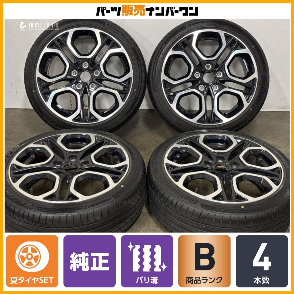 【バリ溝2023年!】アイスガード6 195/50R16 スイフトスポーツにて使用 スズキ純正 バリ溝】スズキ ZC33S スイフトスポーツ 純正 17in 6.5J +50 PCD114.3