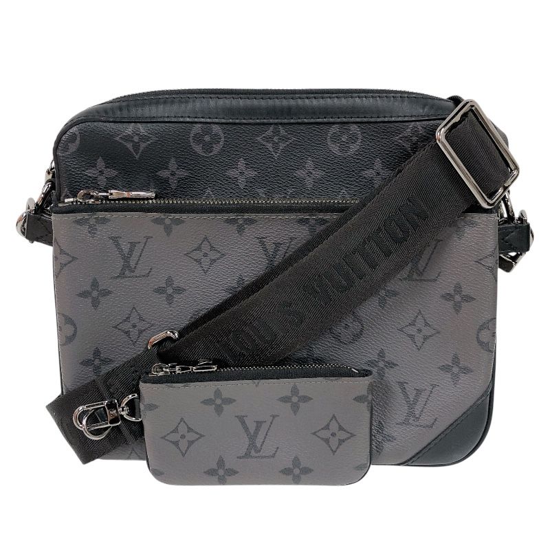 ルイ・ヴィトン LOUIS VUITTON トリオ・メッセンジャー M69443 ブラック モノグラム・エクリプスリバース メンズ ショルダーバッグ