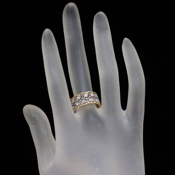 K18YG/ Pt900 ダイヤモンド リング 0.63ct - メルカリ