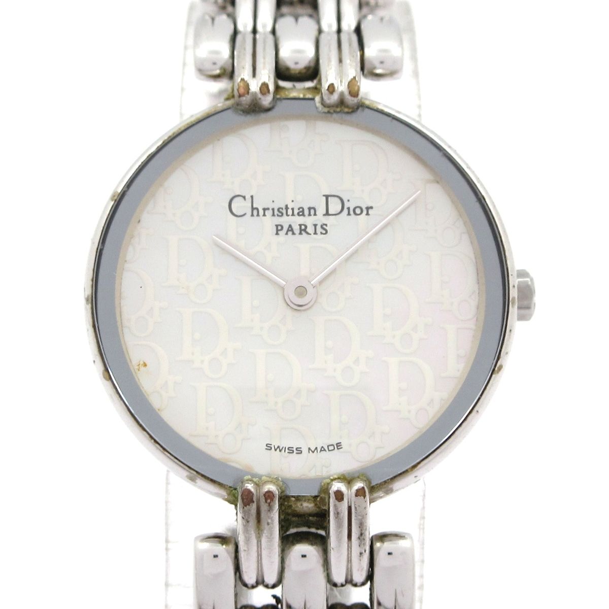 DIOR/ChristianDior(ディオール) 腕時計 バキラ D44-120 レディース シェル文字盤 ホワイトシェル×白