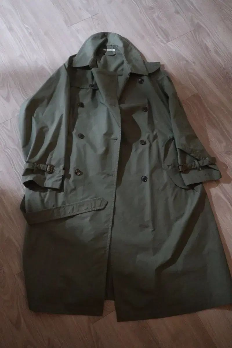 オーラリー FINX POLYESTER BIG TRENCH 5 size オーラリー FINX POLYESTER BIG TRENCH 5 size
