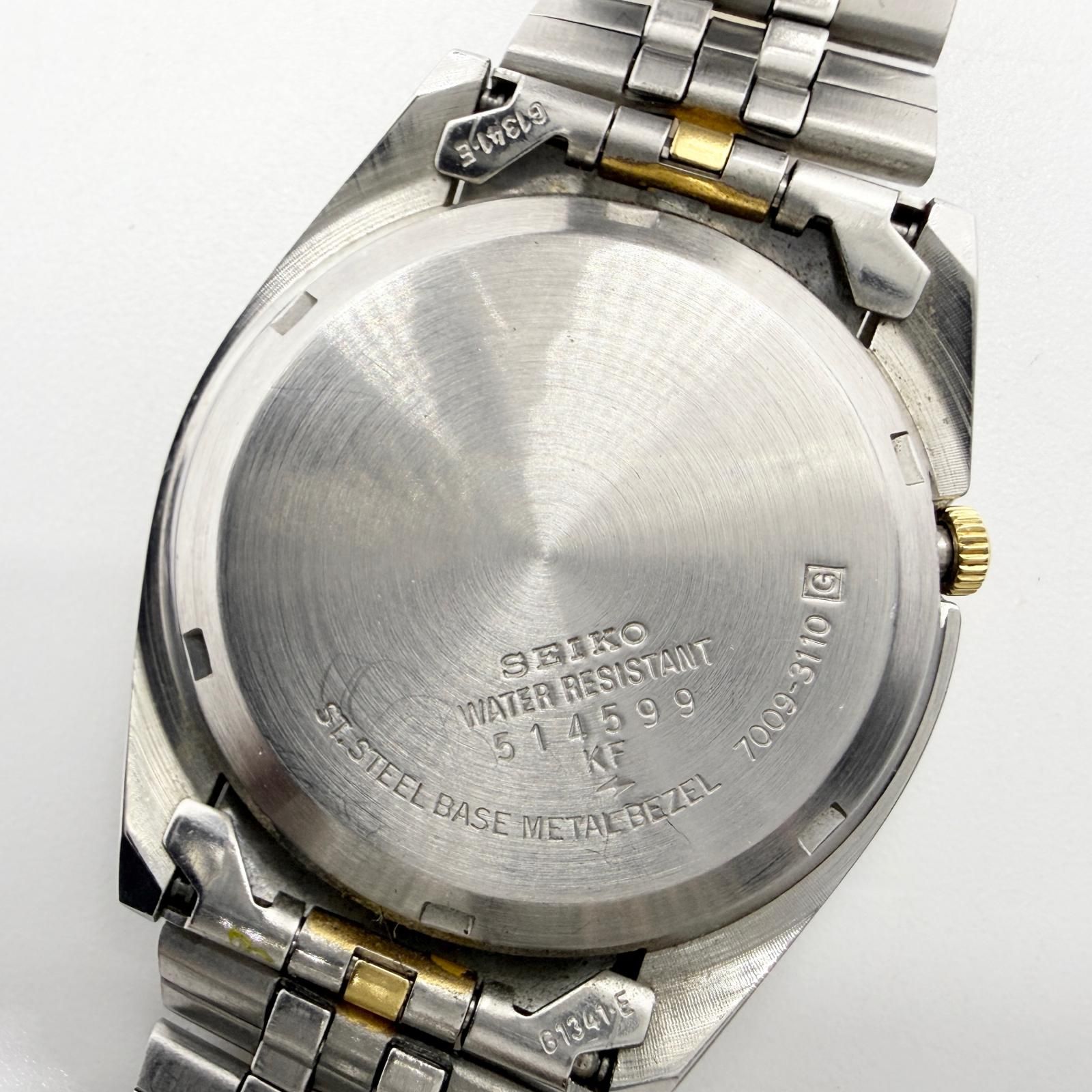 SEIKO セイコー 5 ファイブ 7009-3110 ゴールド AT メンズ 腕時計 稼働