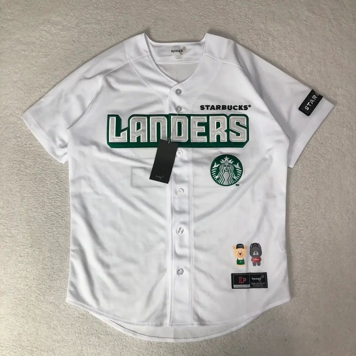 SSGランダーズ スターバックス 野球ジャージ