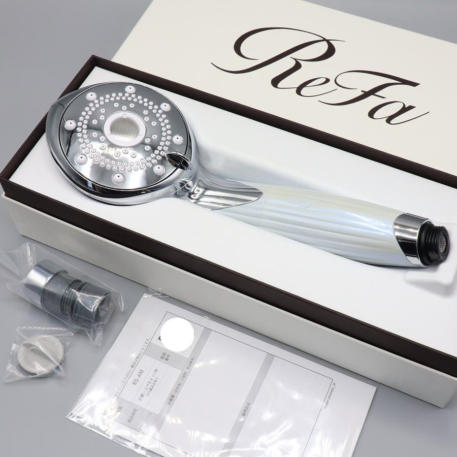 【新品】MTG ReFa FINE BUBBLE PURE RS-AM-02B ホワイト シャワーヘッド リファファインバブルピュア 本体