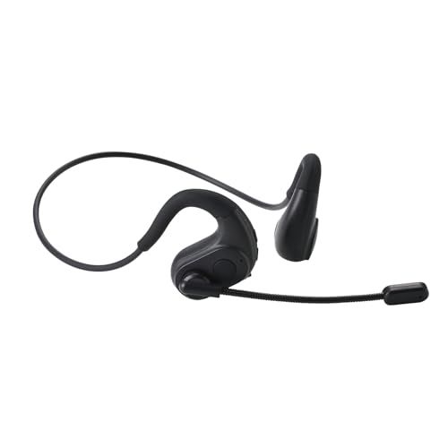 エレコム Bluetooth ヘッドセット 両耳 耳掛け オープンイヤー型 ネックバンド式 空気伝導 ENCマイク マイクアーム着脱式 ミュート機能 12時間連続通話 軽量設計 Bluetooth5.3 LBT-HSOE01ECBK