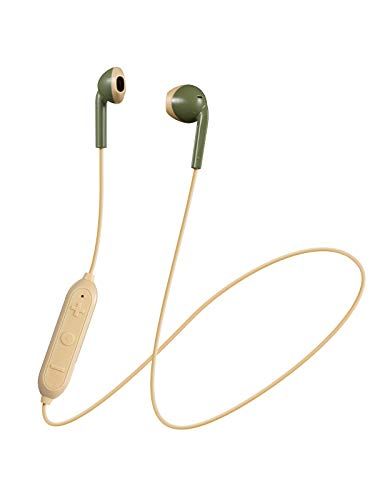 JVCケンウッド JVC HA-F15BT-GC ワイヤレスイヤホン Bluetooth対応/オープンタイプ/開放型/リモコン付き//小型・軽量設計 カーキ×ベージュ