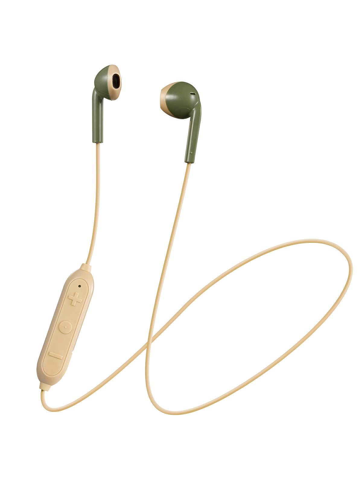 JVCケンウッド JVC HA-F15BT-GC ワイヤレスイヤホン Bluetooth対応/オープンタイプ/開放型/リモコン付き//小型・軽量設計 カーキ×ベージュ