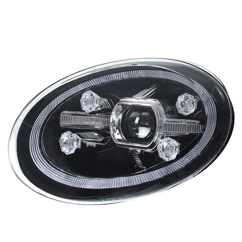 フォルクスワーゲン ザ・ビートル The Beetle 13-20 ヘッドライトユニット 全LED プロジェクター LEDデイライト 始動時流動点灯 シーケンシャルウインカー カプラーオン 配線加工不要 交換用 ドレスアップ 外装ランプ フロント印象アップ