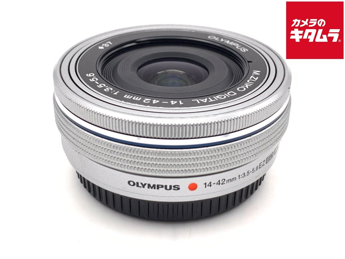 【中古】 【並品】 オリンパス M.ZUIKO DIGITAL ED 14-42mm F3.5-5.6 EZ シルバー