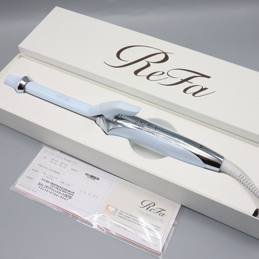 【新品】MTG ReFa CURL IRON PRO 19 RE-AZ-02A ホワイト リファカールアイロン プロ ヘアアイロン 本体