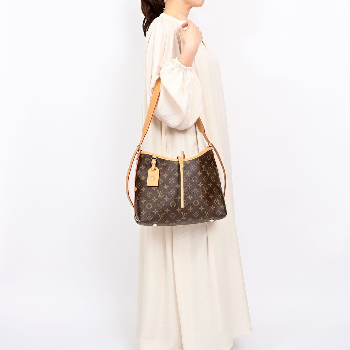 未使用品】LOUIS VUITTON M46203 キャリーオール NM PM モノグラム