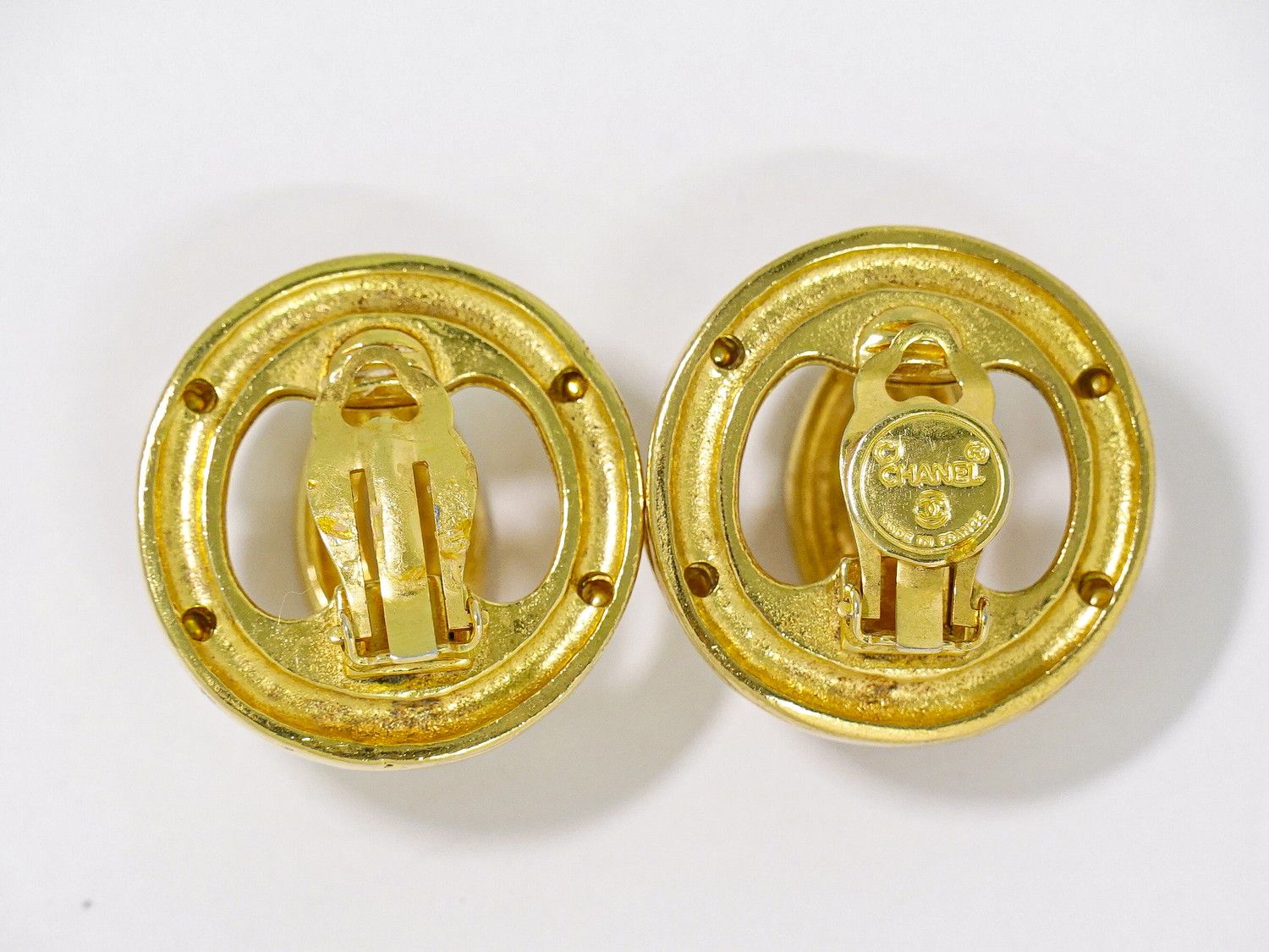 本物 シャネル CHANEL ココマーク イヤリング GP ゴールド メッキ Coco Mark アクセサリー ジュエリー 中古・ 本物 シャネル CHANEL ココマーク イヤリング GP ゴールド メッキ Coco Mark アクセサリー ジュエリー 中古・