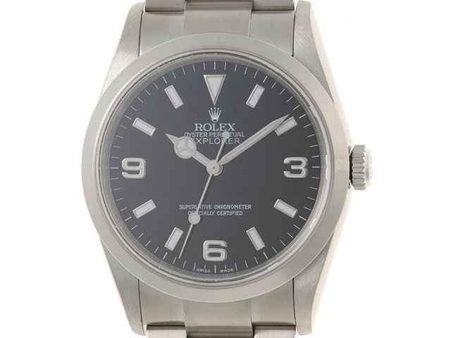ROLEX ロレックス ウォッチ エクスプローラーⅠ 時計 114270 腕時計 ステンレス ブラック 自動巻き メンズ【中古】【436】