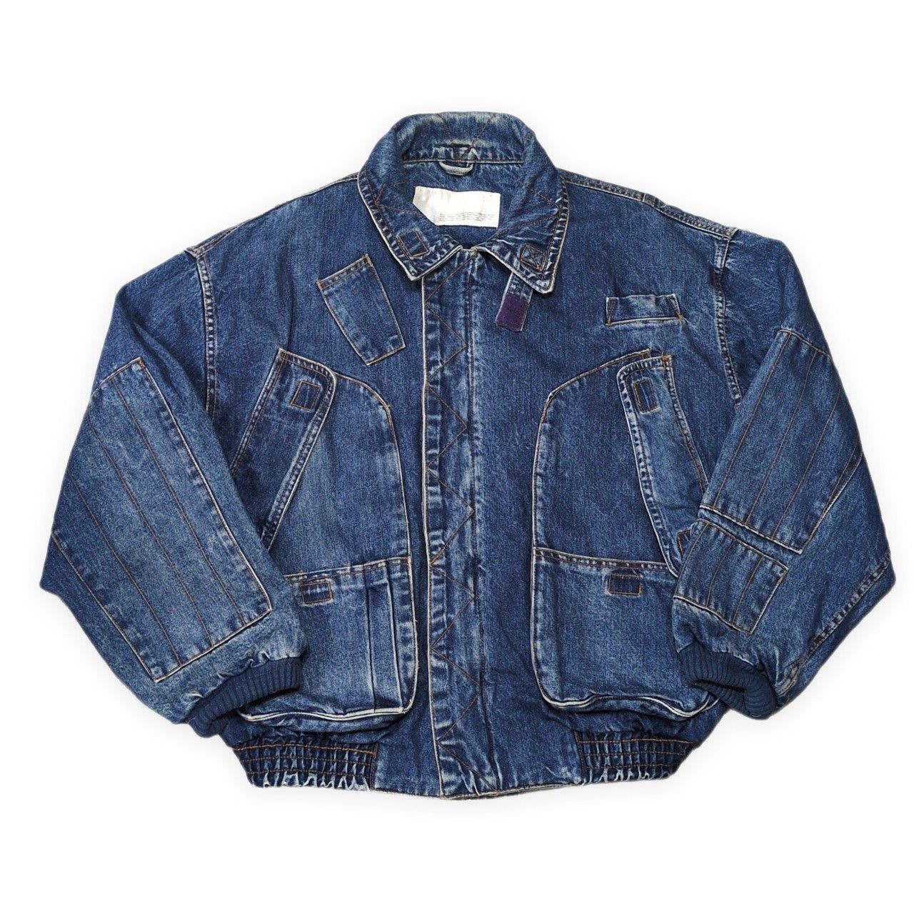 TOM HULCE 80's 80年代 TOM HULCE デニムボンバージャケット アウター JKT ヴィンテージ Vintage メンズ ブルゾン
