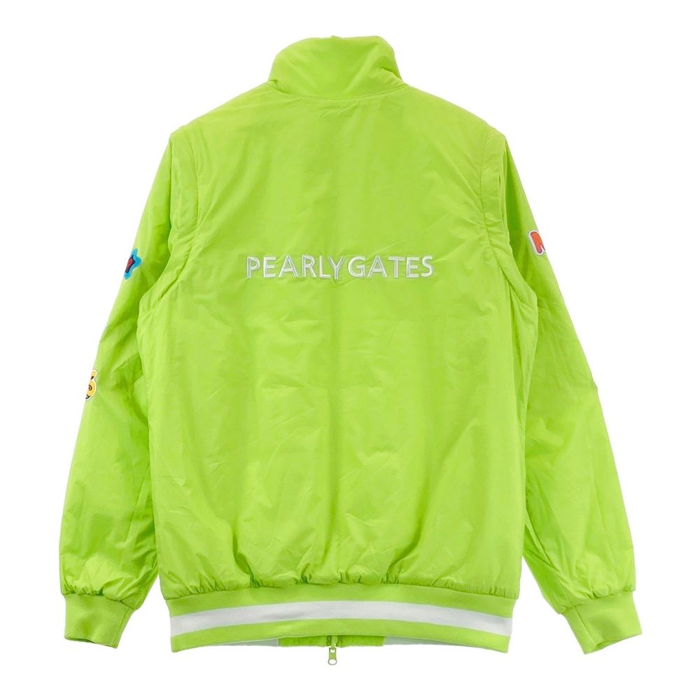 サイズ：0 PEARLY GATES パーリーゲイツ 2025年モデル 2way リバーシブル 中綿ジャケット グリーン系 [240101678406] ゴルフウェア レディース ストスト