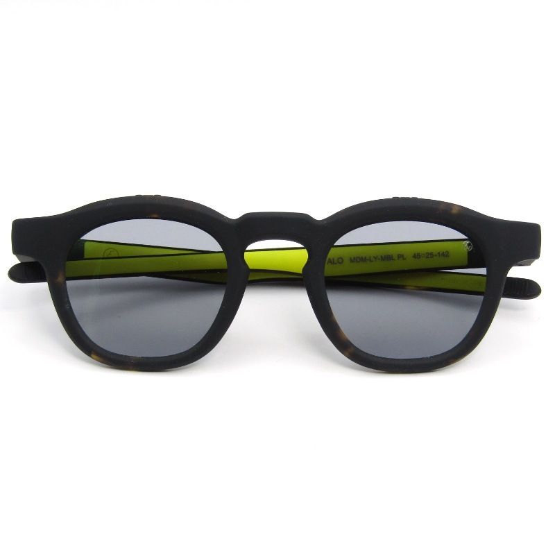 未使用 Eyevol アイヴォル サングラス ALO MDM-LY-MBL PL 日本製 アロ 偏光 パリジャン 跳ね上げ単式 マットデミ/イエロー 54000879