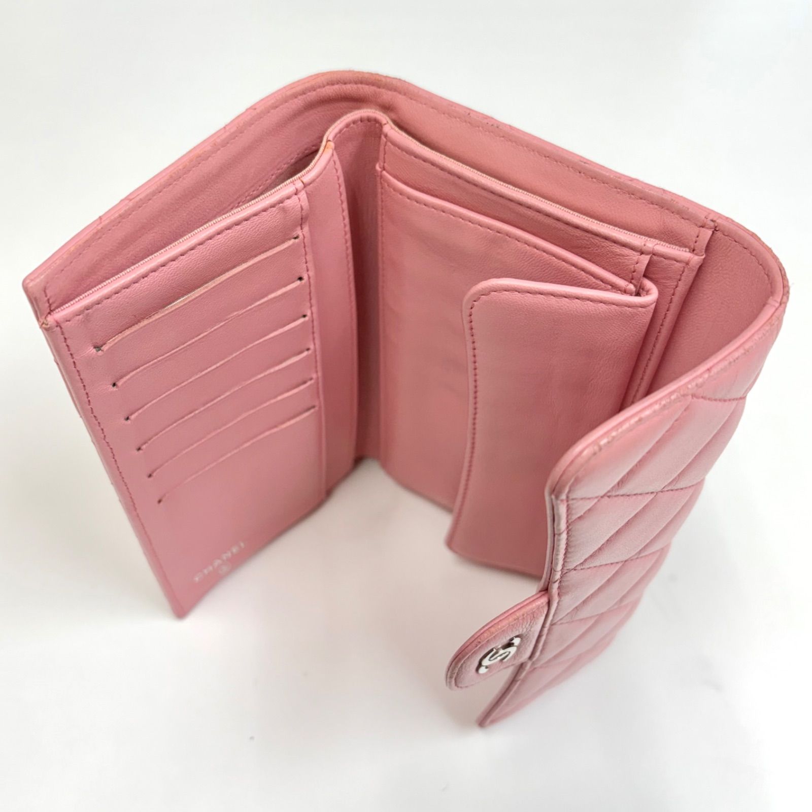 美品⭐️CHANEL シャネル】 マトラッセ ロング フラップ ウォレット 