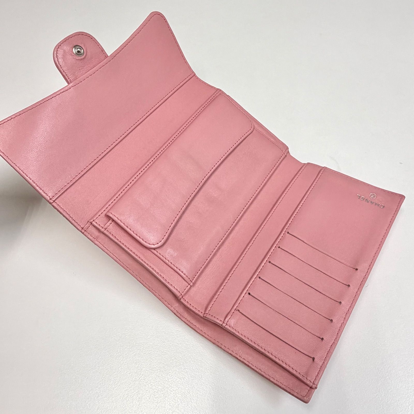 美品⭐️CHANEL シャネル】 マトラッセ ロング フラップ ウォレット 