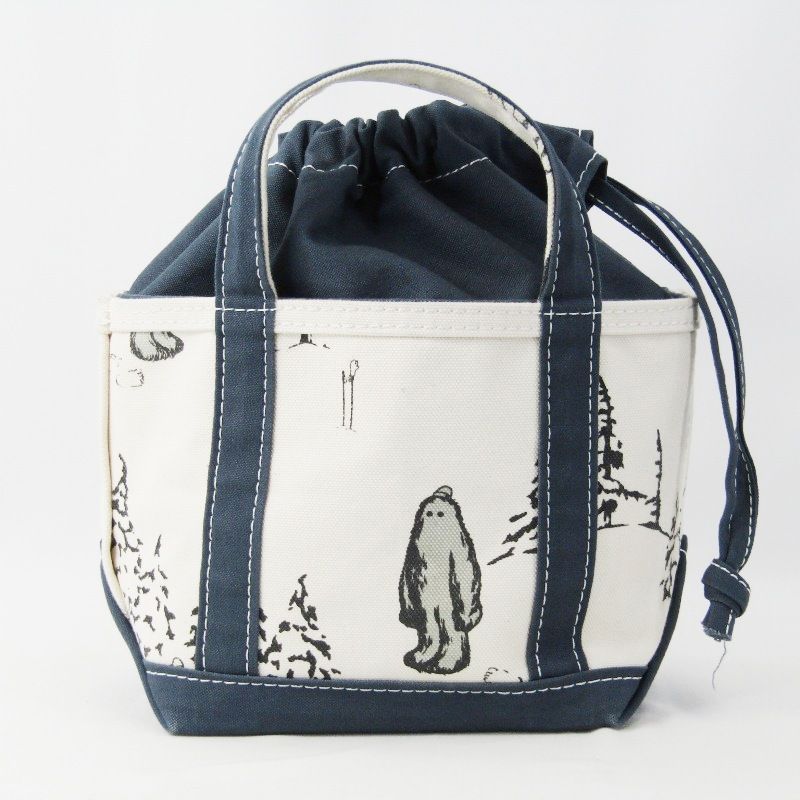 TEMBEA テンベア トートバッグ TOTE BAG MINI YETI/SMOKY-BLUE ミニトート キャンバス 日本製 ブルー 47000079