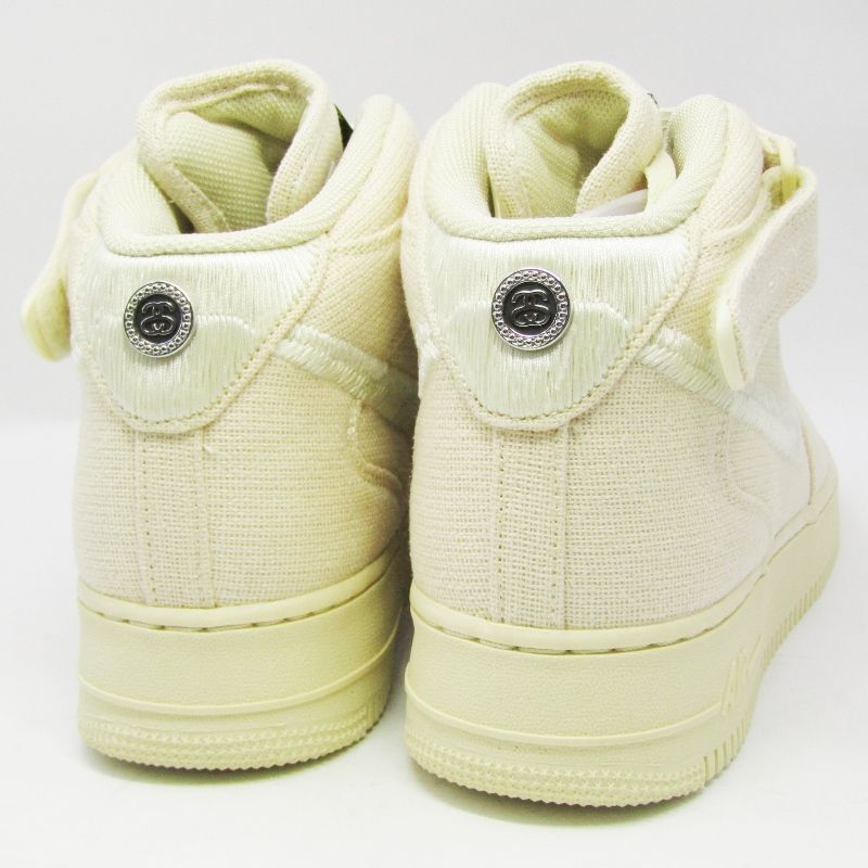 未使用 NIKE × STUSSY ナイキ 30cm AIR FORCE 1 07 MID SP DJ7841-200