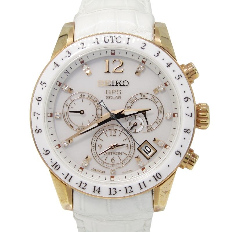 SEIKO セイコー アストロン SBXC004 5X53-0AC0 本体のみ GPSソーラー 11Pダイヤ ASTRON ホワイト 30013353
