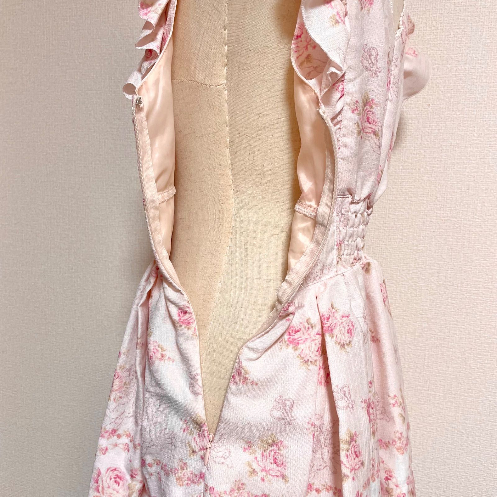 LIZLISA ジャンスカ 薔薇 姫服 フロントリボンUあきジャンスカ ｜ LIZ