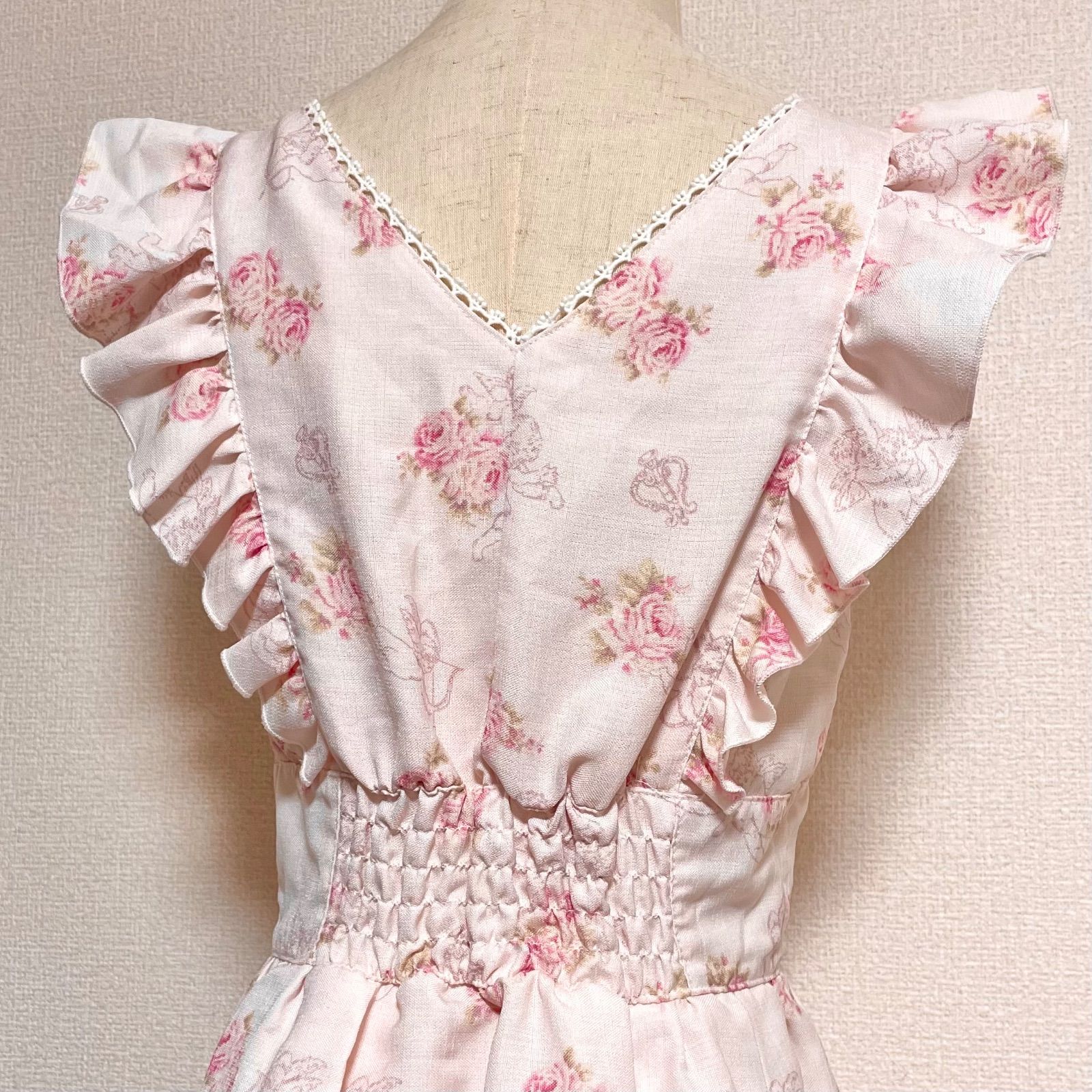LIZLISA ジャンスカ 薔薇 姫服 フロントリボンUあきジャンスカ ｜ LIZ