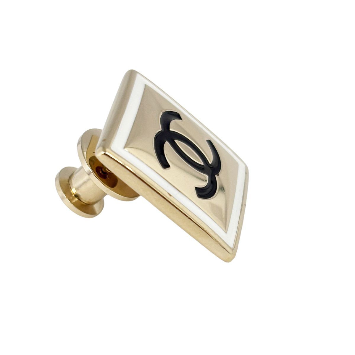 【中古】 シャネル ブローチ ゴールド ココマーク スクエア CHANEL B21B （4652