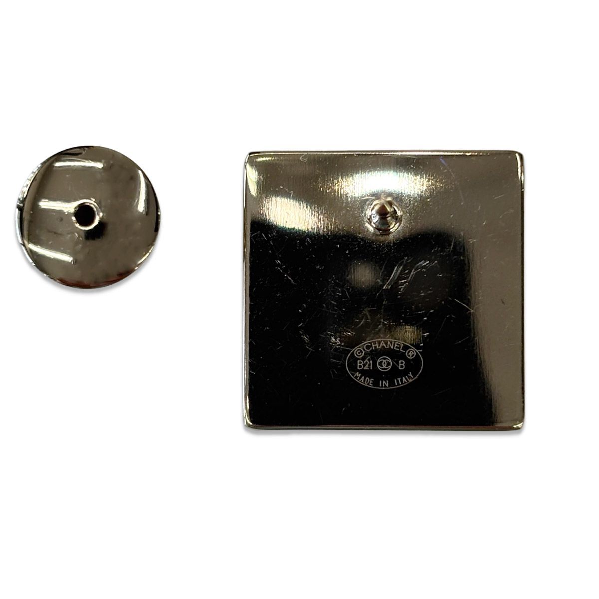 【中古】 シャネル ブローチ ゴールド ココマーク スクエア CHANEL B21B （4652